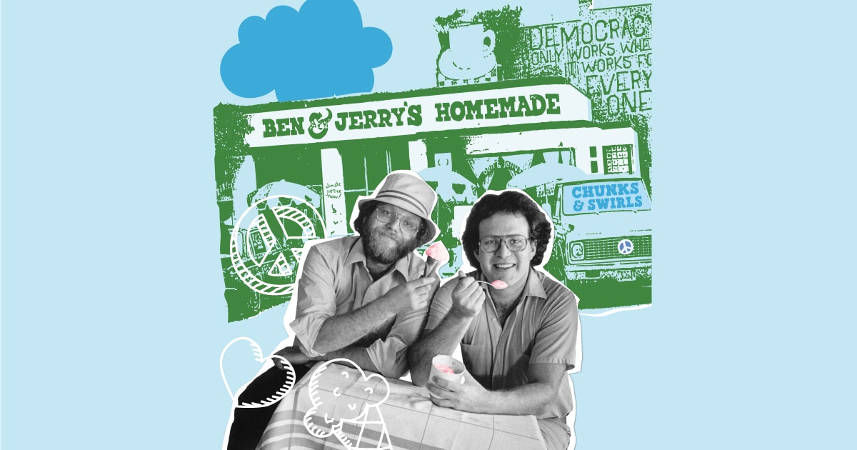 Ben and new arrivals jerry's history